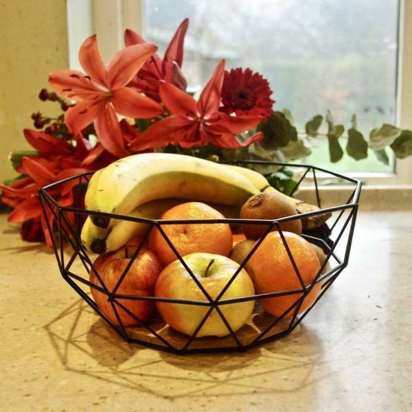 metal wire fruit plate wooden base geometric design back wrought iron storage bread basket home kitchen decor bottles & jars
metal wire fruit plate wooden base geometric design back wrought iron storage bread basket home kitchen decor bottles & jars