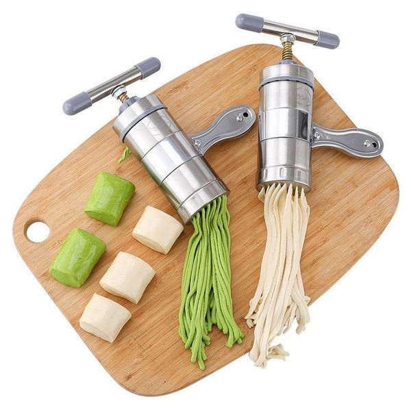 baking & pastry tools 5 molds stainless steel manual noodle maker machine pressing spaghetti crank cutting kitchen accessorie
baking & pastry tools 5 molds stainless steel manual noodle maker machine pressing spaghetti crank cutting kitchen accessorie