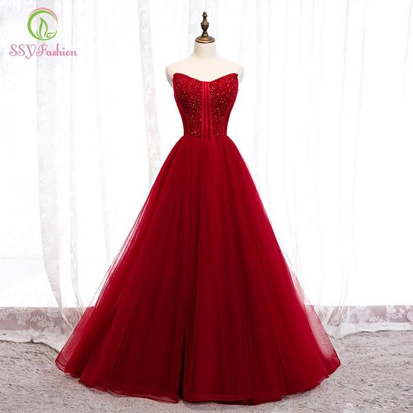 party dresses ssyfashion banquet elegant burgundy evening dress strapless sweep train crystal beading long formal gowns vestido de noche, White;black
party dresses ssyfashion banquet elegant burgundy evening dress strapless sweep train crystal beading long formal gowns vestido de noche, White;black
