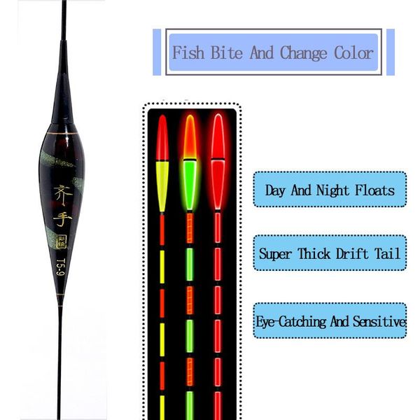 fishing accessories rqnq 1pcs 2021 fish bite automatic reminder color change smart led float ultra thick tail electronic luminous buoy
fishing accessories rqnq 1pcs 2021 fish bite automatic reminder color change smart led float ultra thick tail electronic luminous buoy