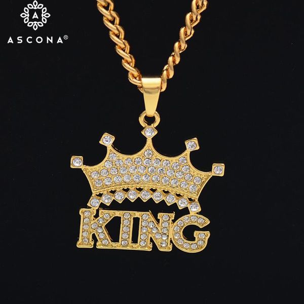 pendant necklaces hip hop iced out crown king bling necklace man's gold color cuban link chain full rhinestone rock rapper jewelry, Silver
pendant necklaces hip hop iced out crown king bling necklace man's gold color cuban link chain full rhinestone rock rapper jewelry, Silver