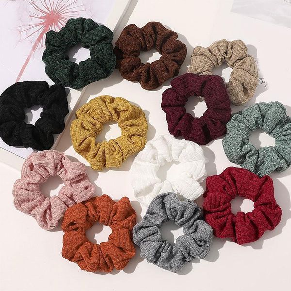 1pc knitting striped scrunchies elastic hair bands solid color soft rope ponytail holder knitted tie accessories1 
1pc knitting striped scrunchies elastic hair bands solid color soft rope ponytail holder knitted tie accessories1