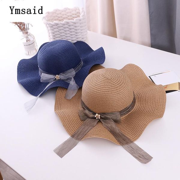 summer wide brim straw hats fashion net yarn bowknot sun for women uv protection panama floppy beach chapeau femme, Blue;gray
summer wide brim straw hats fashion net yarn bowknot sun for women uv protection panama floppy beach chapeau femme, Blue;gray