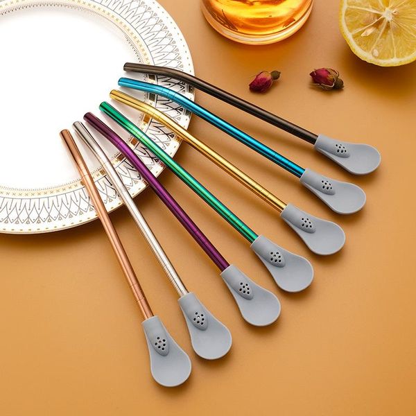 drinking straws creative straw spoon multifunctional tea coffee beer reusable stainless steel silicone bar accessory
drinking straws creative straw spoon multifunctional tea coffee beer reusable stainless steel silicone bar accessory