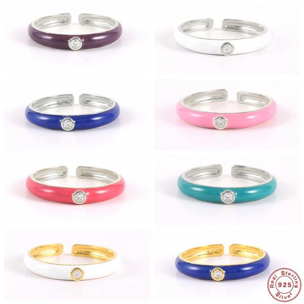 cluster rings gs 925 sterling silver 2021 trend colorful enamel zircon opening for women luxury summer fine jewelry resizable, Golden;silver
cluster rings gs 925 sterling silver 2021 trend colorful enamel zircon opening for women luxury summer fine jewelry resizable, Golden;silver