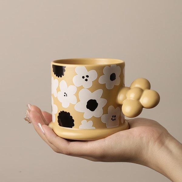 cups & saucers creativity ins simple flower mug retro classic ceramic milk coffee cup home cartoons cute couple drinking water
cups & saucers creativity ins simple flower mug retro classic ceramic milk coffee cup home cartoons cute couple drinking water