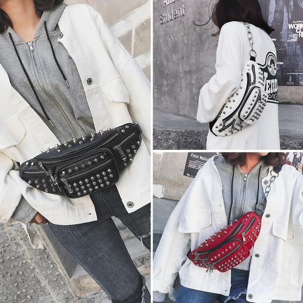 rivet pattern waist bag women pu leather shoulder sling phone fanny pack chest bags crossbody
rivet pattern waist bag women pu leather shoulder sling phone fanny pack chest bags crossbody