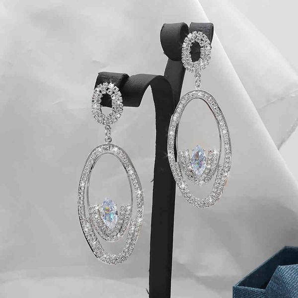 2021 luxury unique long chain hanging earrings women crystal big dangle earring wedding jewelry statement pendientes, Golden
2021 luxury unique long chain hanging earrings women crystal big dangle earring wedding jewelry statement pendientes, Golden