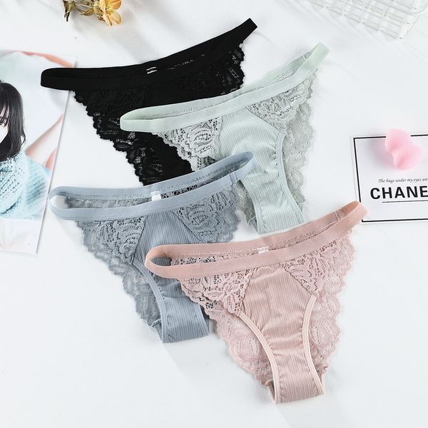 3pcs soft cotton women underwear panties solid comfort underpants seamless lace briefs for woman low-rise panty intimates, Black;pink
3pcs soft cotton women underwear panties solid comfort underpants seamless lace briefs for woman low-rise panty intimates, Black;pink