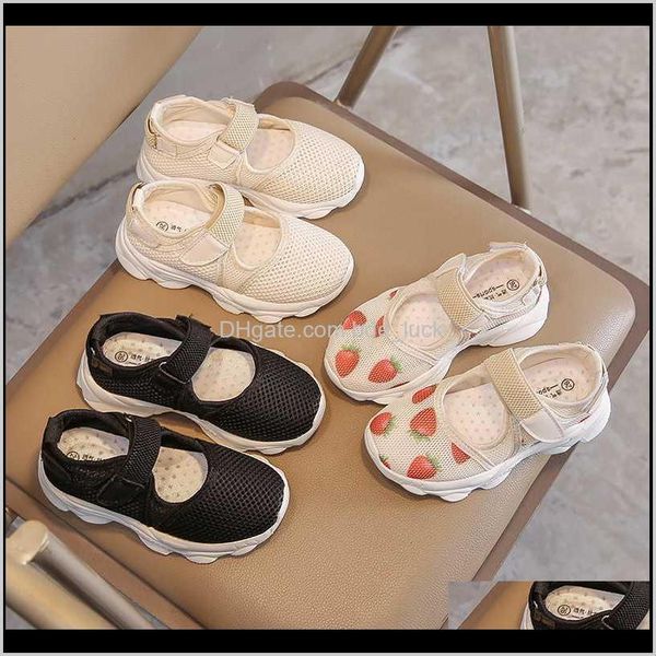 sandals baby, kids & maternitygirls spring/summer korean version of childrens sneakers stberry mesh shoes casual breathable drop delivery 20, Black;red
sandals baby, kids & maternitygirls spring/summer korean version of childrens sneakers stberry mesh shoes casual breathable drop delivery 20, Black;red