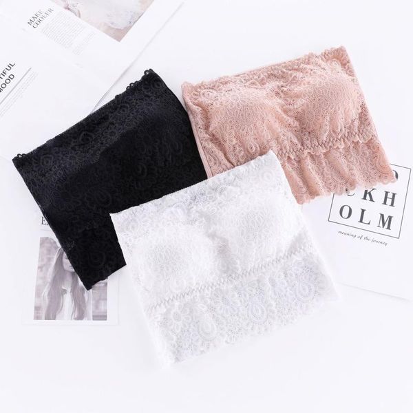 bras threaded cotton wrapped chest strapless underwear ladies with pad bra lace word, Red;black
bras threaded cotton wrapped chest strapless underwear ladies with pad bra lace word, Red;black