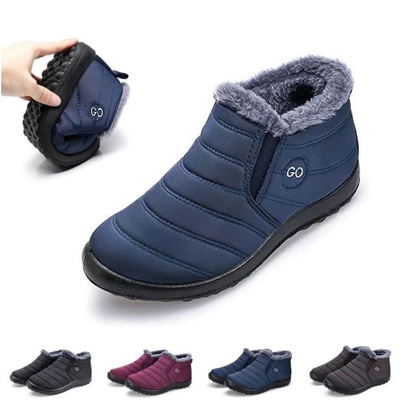 boots women snow 2021 waterproof solid casual shoes woman warm plush winter ankle, Black
boots women snow 2021 waterproof solid casual shoes woman warm plush winter ankle, Black