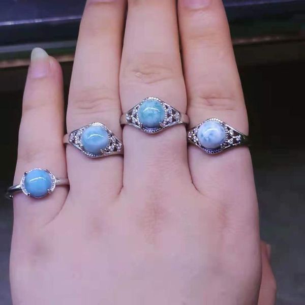 cluster rings natural larimar stone ring blue woman jewelry fashion anillos mujer ringen bijoux femme attracts eyes aliança de namoro, Golden;silver
cluster rings natural larimar stone ring blue woman jewelry fashion anillos mujer ringen bijoux femme attracts eyes aliança de namoro, Golden;silver