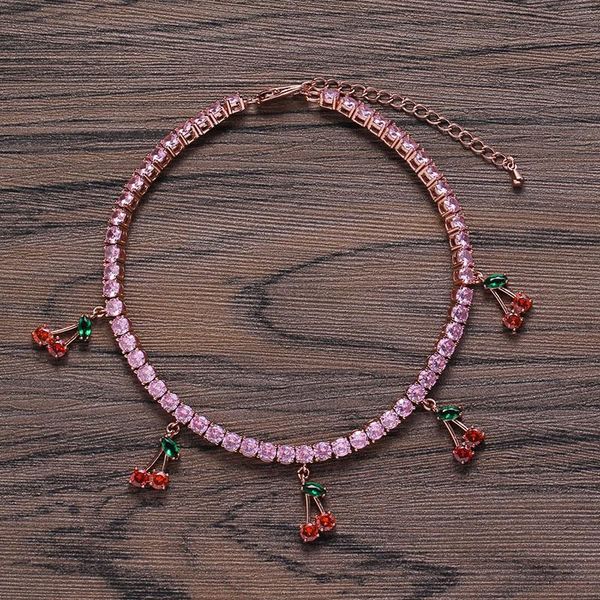 anklets 1 row cz stone tennis cherry anklet trendy jewelry for women bling iced out cubic zirconia beach foot chain bracelets, Red;blue
anklets 1 row cz stone tennis cherry anklet trendy jewelry for women bling iced out cubic zirconia beach foot chain bracelets, Red;blue