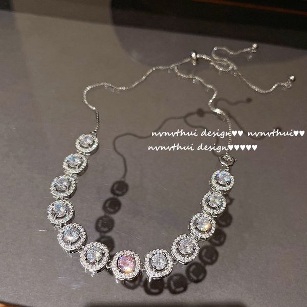 strands strings bright luminous princess powder necklace plated with 18k gold multi cut color treasure zircon pull neck chain flower bracele, Black
strands strings bright luminous princess powder necklace plated with 18k gold multi cut color treasure zircon pull neck chain flower bracele, Black
