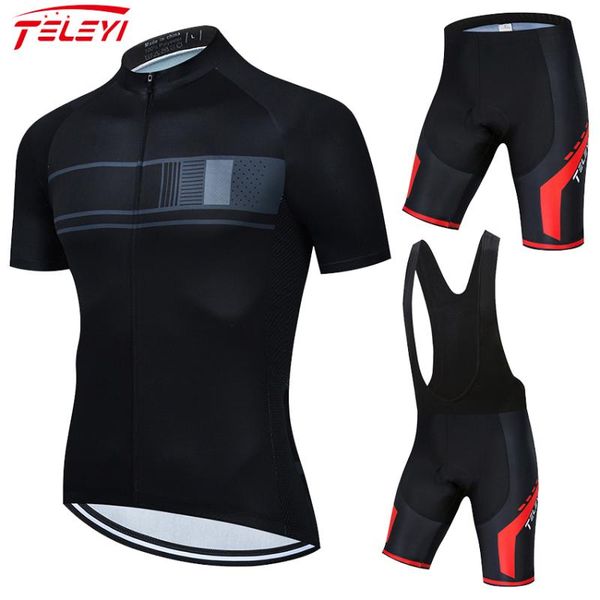 racing sets teleyi team bike black cycling clothing jersey ropa mens bicycle summer pro jerseys 20d gel pad shorts, Black;blue
racing sets teleyi team bike black cycling clothing jersey ropa mens bicycle summer pro jerseys 20d gel pad shorts, Black;blue