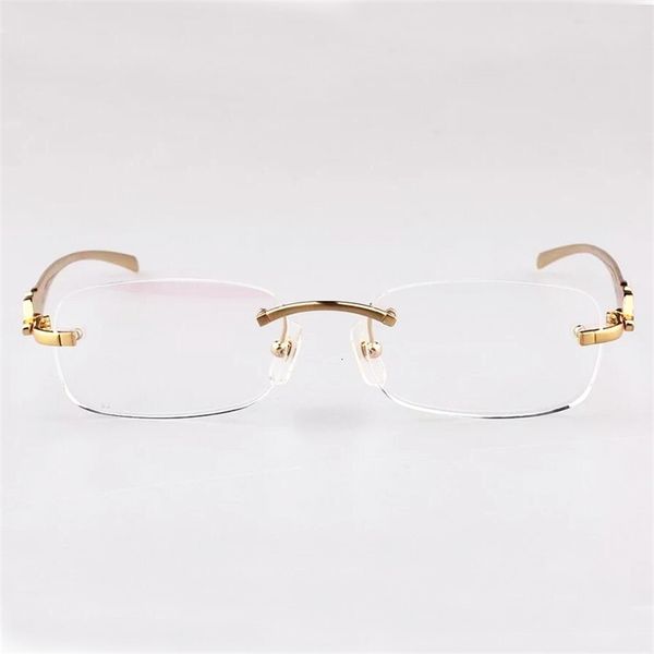 rimless carter panther eyeglasses clear transparent optical frames for men and women fill prescription pchromic glasses, Silver
rimless carter panther eyeglasses clear transparent optical frames for men and women fill prescription pchromic glasses, Silver