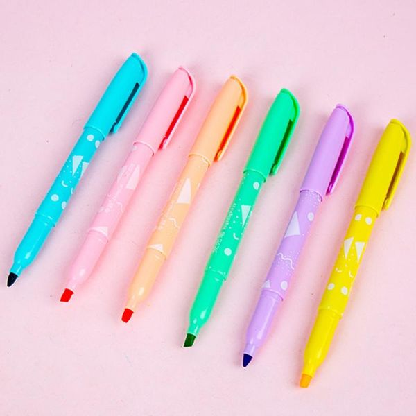 6pcs creative cute color highlighter hand account pen child gift marker office&school supplies wholesale highlighters, Black;red
6pcs creative cute color highlighter hand account pen child gift marker office&school supplies wholesale highlighters, Black;red