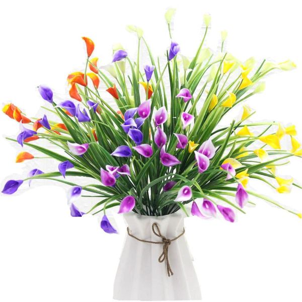 decorative flowers & wreaths artificial calla lily fake shrubs faux plants 25heads/bouquet mini silk aquatic home wedding decoration
decorative flowers & wreaths artificial calla lily fake shrubs faux plants 25heads/bouquet mini silk aquatic home wedding decoration
