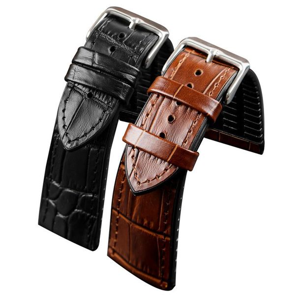 watch bands allbai 2021 mans rubber + header level leather strap 20 22 24m mens waterproof soft, Black;brown
watch bands allbai 2021 mans rubber + header level leather strap 20 22 24m mens waterproof soft, Black;brown