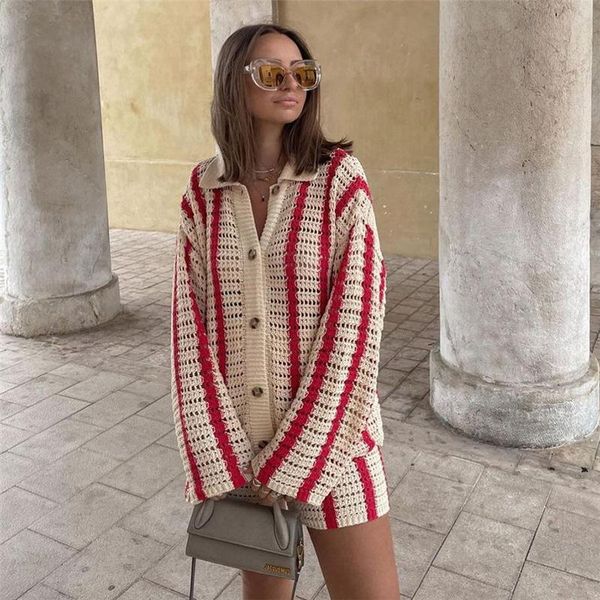 women's tracksuits women autumn winter loose stripe hit color hollow lapel single-breasted cardigan long-sleeved sweater jacket bag hip, Gray
women's tracksuits women autumn winter loose stripe hit color hollow lapel single-breasted cardigan long-sleeved sweater jacket bag hip, Gray