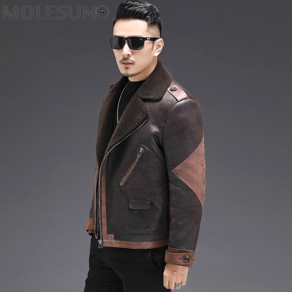 men's leather & faux akoosun men jacket 2021 clothing thick 100% wool coat winter suede clothes motorcycle mens jackets hommes veste lx, Black
men's leather & faux akoosun men jacket 2021 clothing thick 100% wool coat winter suede clothes motorcycle mens jackets hommes veste lx, Black