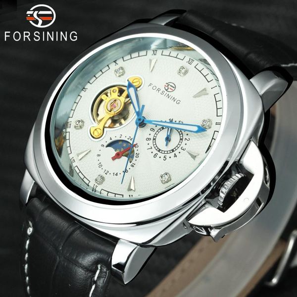 wristwatches forsining mens watches skeleton automatic mechanical watch men leather strap sun moon display business clock, Slivery;brown
wristwatches forsining mens watches skeleton automatic mechanical watch men leather strap sun moon display business clock, Slivery;brown