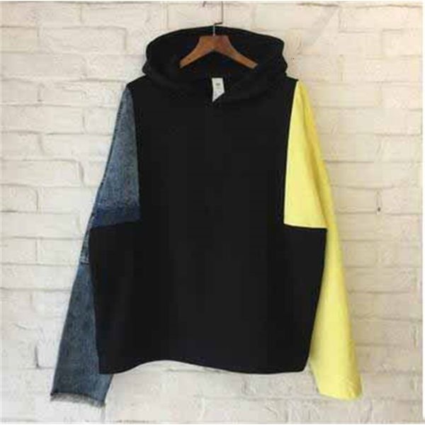 creative design denim patchwork hooded men's plus size contrast color thin jacket hiphop loose long sleeve hoodies, Black
creative design denim patchwork hooded men's plus size contrast color thin jacket hiphop loose long sleeve hoodies, Black