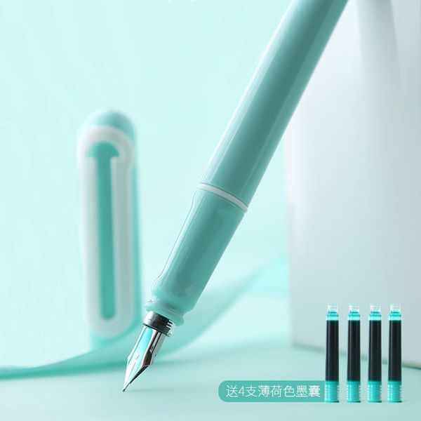 fountain pens tramol mint green pen literature ink schoolgirl use practise calligraphy with 4 sac
fountain pens tramol mint green pen literature ink schoolgirl use practise calligraphy with 4 sac
