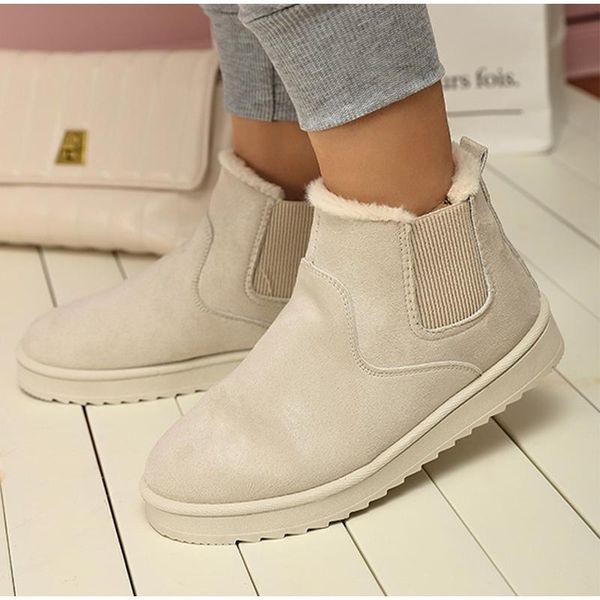 boots women snow non slip short plush fur warm solid plus size fashion female ankle boot ladies botines women's cotton shoes, Black
boots women snow non slip short plush fur warm solid plus size fashion female ankle boot ladies botines women's cotton shoes, Black