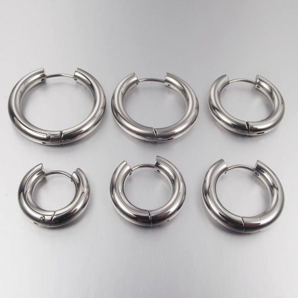 hoop & huggie 2 pieces 4mm thickness stainless steel earring cute big crude circle earrings jewelry men women gift, Golden;silver
hoop & huggie 2 pieces 4mm thickness stainless steel earring cute big crude circle earrings jewelry men women gift, Golden;silver