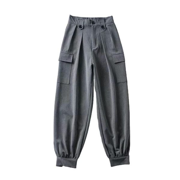 women's pants & capris chic streetwear pantalones high waist cargo women summer autumn casual joggers harem sweatpants bf style trouser, Black;white
women's pants & capris chic streetwear pantalones high waist cargo women summer autumn casual joggers harem sweatpants bf style trouser, Black;white