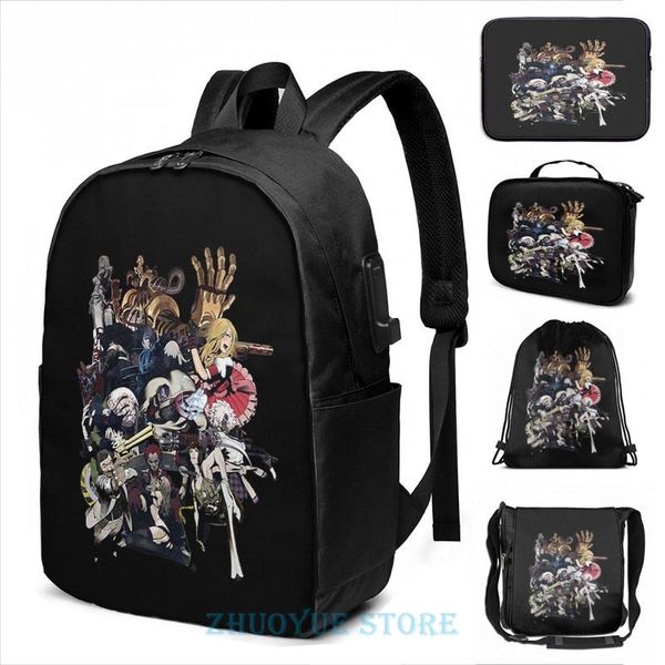 backpack no more heroes - 10 ranked assassins (concept art collage) usb charge men school bags travel lapbag
backpack no more heroes - 10 ranked assassins (concept art collage) usb charge men school bags travel lapbag
