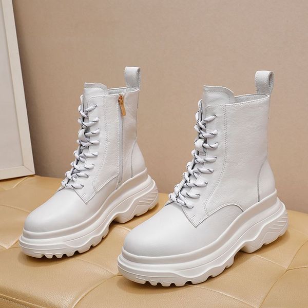 2022 genuine leather ankle boots women thick bottom chunky heels winter shoes ladies fashion female footwear size 34-39, Black
2022 genuine leather ankle boots women thick bottom chunky heels winter shoes ladies fashion female footwear size 34-39, Black