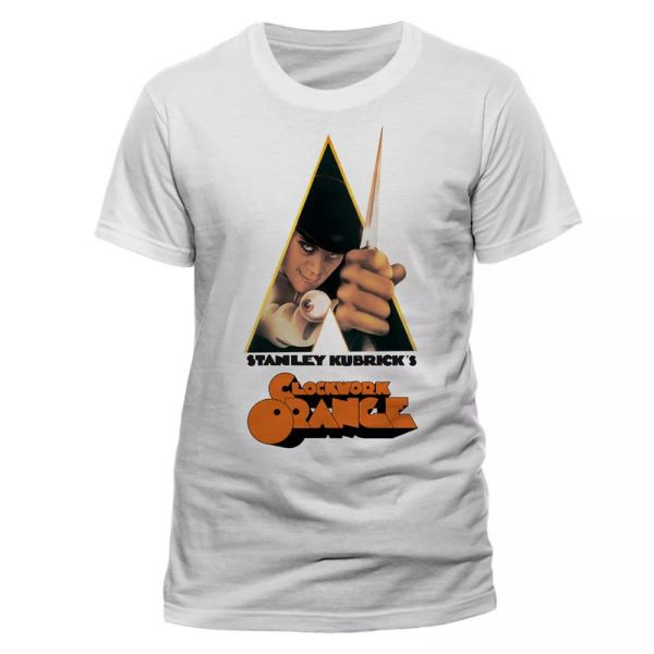 A Clockwork Orange Stanley Kubrick Movie Poster Official Tee T-Shirt Mens Unisex, White;black
A Clockwork Orange Stanley Kubrick Movie Poster Official Tee T-Shirt Mens Unisex, White;black
