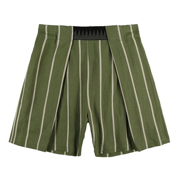 men's shorts japanese retro striped elastic waist summer for men and women pockets harajuku oversize hip hop five point pants, White;black
men's shorts japanese retro striped elastic waist summer for men and women pockets harajuku oversize hip hop five point pants, White;black