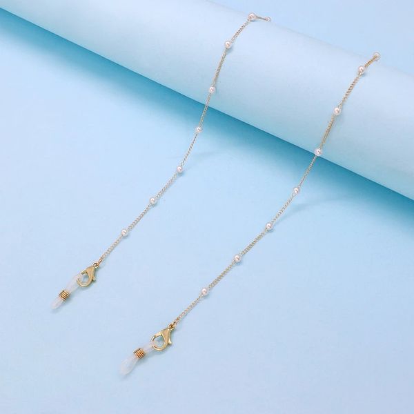 2021 gold color sunglasses chains chic simple pearl beads chain holder women fashion reading anti-slip metal chain eyewear accessary
2021 gold color sunglasses chains chic simple pearl beads chain holder women fashion reading anti-slip metal chain eyewear accessary