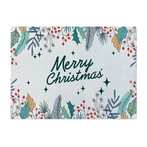 mats & pads christmas decoration table green plant printing series cotton and linen waterproof rectangular placemat heat insulation pad
mats & pads christmas decoration table green plant printing series cotton and linen waterproof rectangular placemat heat insulation pad