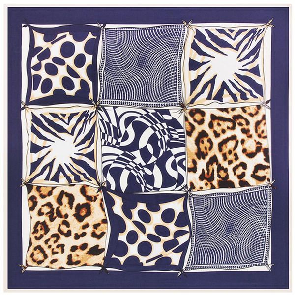 scarves 2021 twill silk scarf leopard plaid print women bandana 100cm square femal hijab foulard turban, Blue;gray
scarves 2021 twill silk scarf leopard plaid print women bandana 100cm square femal hijab foulard turban, Blue;gray
