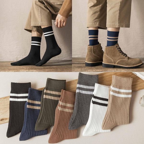 men's socks 1 pair and women's autumn winter retro fashion trend sweat absorbing breathable medium length tube, Black
men's socks 1 pair and women's autumn winter retro fashion trend sweat absorbing breathable medium length tube, Black