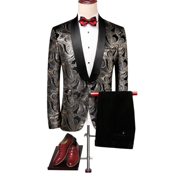 groom mens suits fashion jacket+ pants street party wedding tuxedos for man slim fit men floral printed plus size 4xl men's & blazers, White;black
groom mens suits fashion jacket+ pants street party wedding tuxedos for man slim fit men floral printed plus size 4xl men's & blazers, White;black