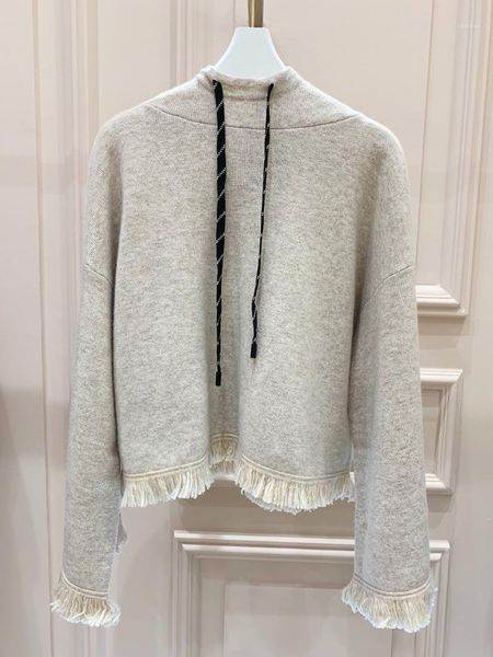ladies fashion long sleeve casual pure color handmade fringed hooded wool sweater 0112 women's sweaters, White;black
ladies fashion long sleeve casual pure color handmade fringed hooded wool sweater 0112 women's sweaters, White;black