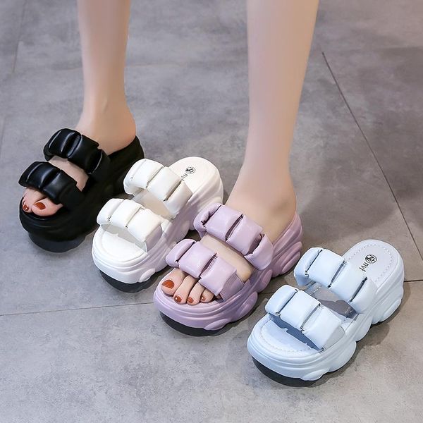 sandals women casual fashion breathable thick bottom platform beach shoes chunky ladies slippers wedges sandalias mujer, Black
sandals women casual fashion breathable thick bottom platform beach shoes chunky ladies slippers wedges sandalias mujer, Black