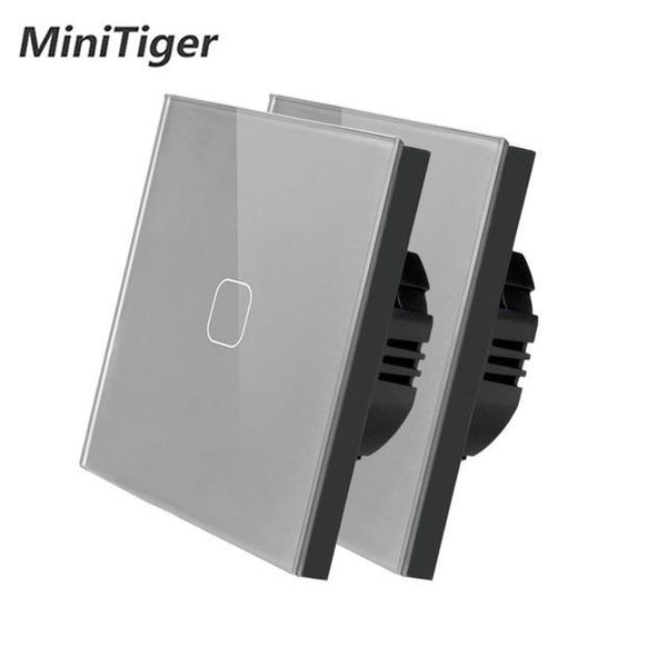 smart home control minitiger eu touch switch 1/2 gang 1 way,wall light screen switch,gray crystal glass panel, 2 pcs/ pack
smart home control minitiger eu touch switch 1/2 gang 1 way,wall light screen switch,gray crystal glass panel, 2 pcs/ pack