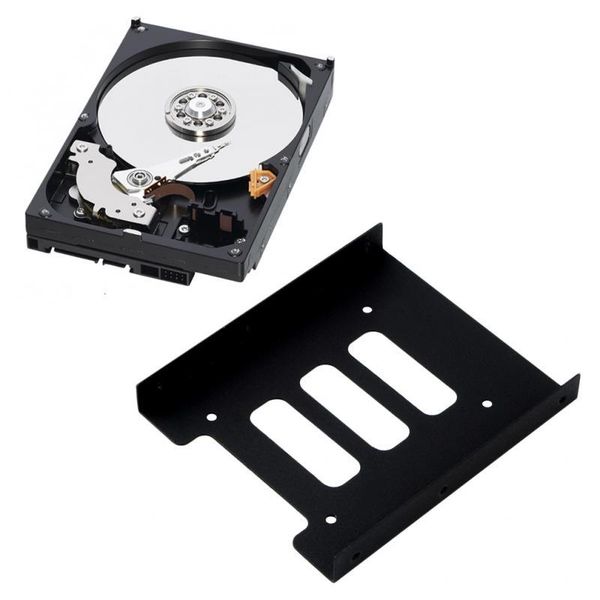 2.5 inch to 3.5 ssd internal hard drive bay dock pc converter metal adapter bracket black mounting for computer cables & connectors
2.5 inch to 3.5 ssd internal hard drive bay dock pc converter metal adapter bracket black mounting for computer cables & connectors