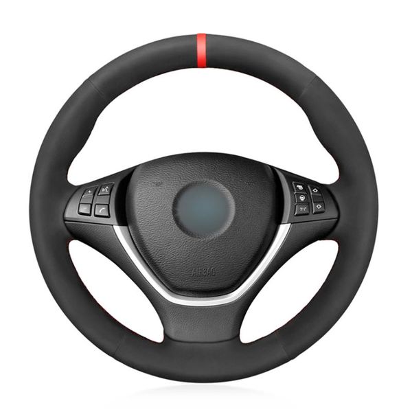 steering wheel covers black suede red marker handsewing no-slip car cover for x5 e70 2006-2013 x6 e71 e72 2008-2014
steering wheel covers black suede red marker handsewing no-slip car cover for x5 e70 2006-2013 x6 e71 e72 2008-2014