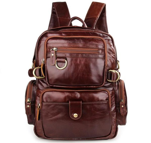 backpack men/women vintage genuine leather fashion for 13.7 inch lapmulti pockets schoolbag rucksack shoulder bag mochila
backpack men/women vintage genuine leather fashion for 13.7 inch lapmulti pockets schoolbag rucksack shoulder bag mochila
