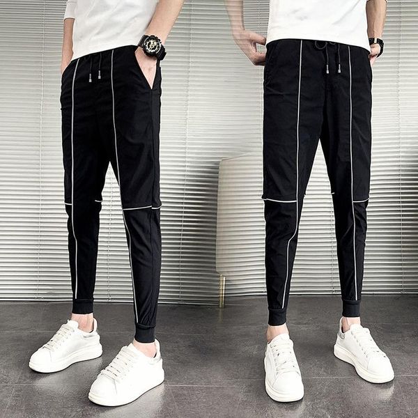 summer sweatpants thin section nine-point men's korean version small feet casual harem pants black
summer sweatpants thin section nine-point men's korean version small feet casual harem pants black