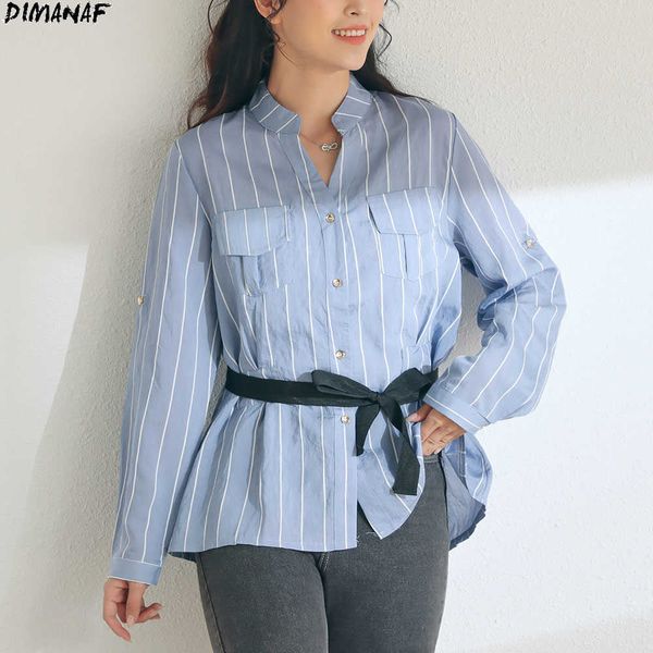 plus size women blouse shirts cotton striped japanese belt v-neck casual spring oversize korea style large 210531, White
plus size women blouse shirts cotton striped japanese belt v-neck casual spring oversize korea style large 210531, White