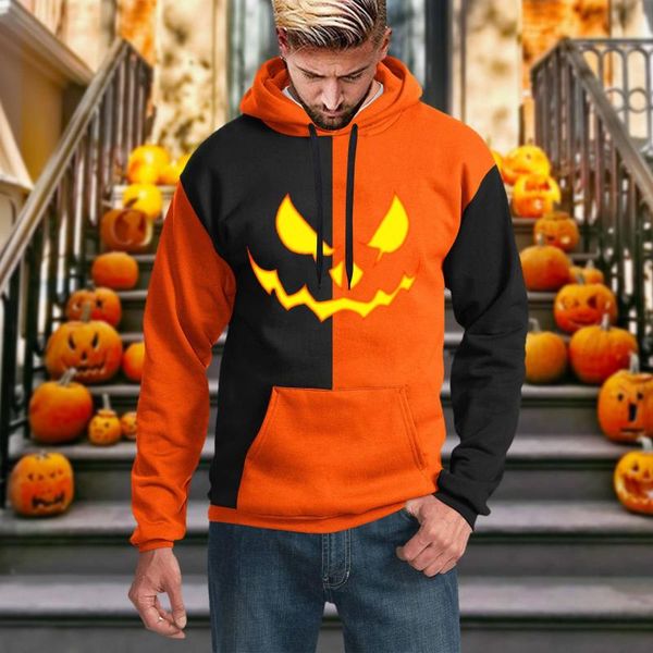 men's hoodies & sweatshirts fashion men halloween stitching casual loose 3d printing aesthetic long-sleeved hooded pullover oversized s, Black
men's hoodies & sweatshirts fashion men halloween stitching casual loose 3d printing aesthetic long-sleeved hooded pullover oversized s, Black